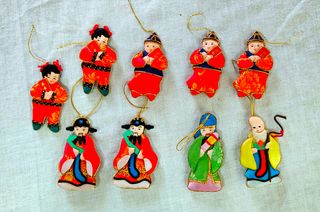 9 Decorazioni Giapponesi Natalizie Anni '80
