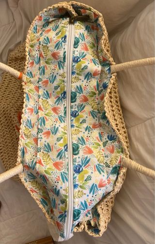Bolso de playa de rafia mandoline