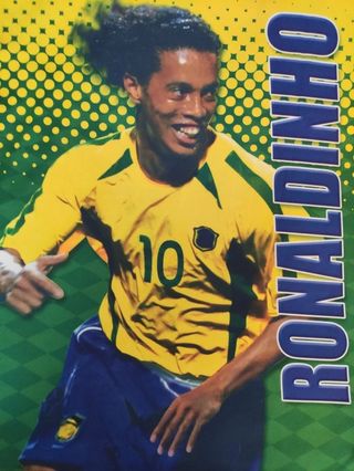 Ronaldinho Brasile T Shirt Vintage 00s Calcio
