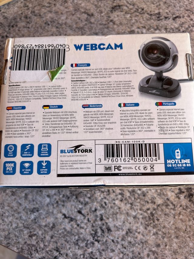 Blue stork Webcam Internet USB