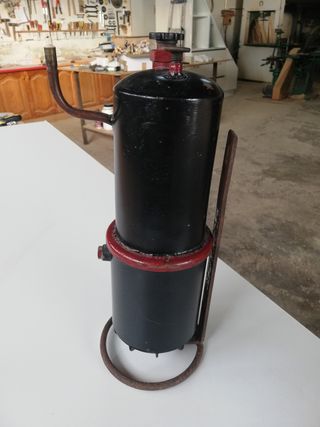 Lámpara de carburo vintage