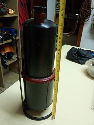 Lámpara de carburo vintage