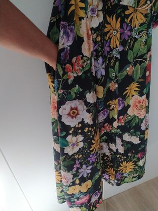Vestido Zara Estampado Flores