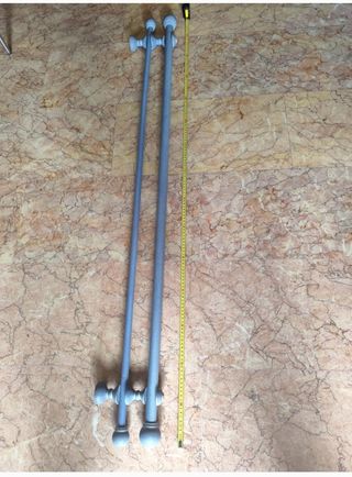 Doble barra de cortina decorativa