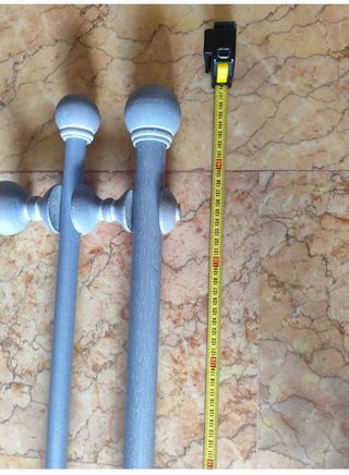 Doble barra de cortina decorativa