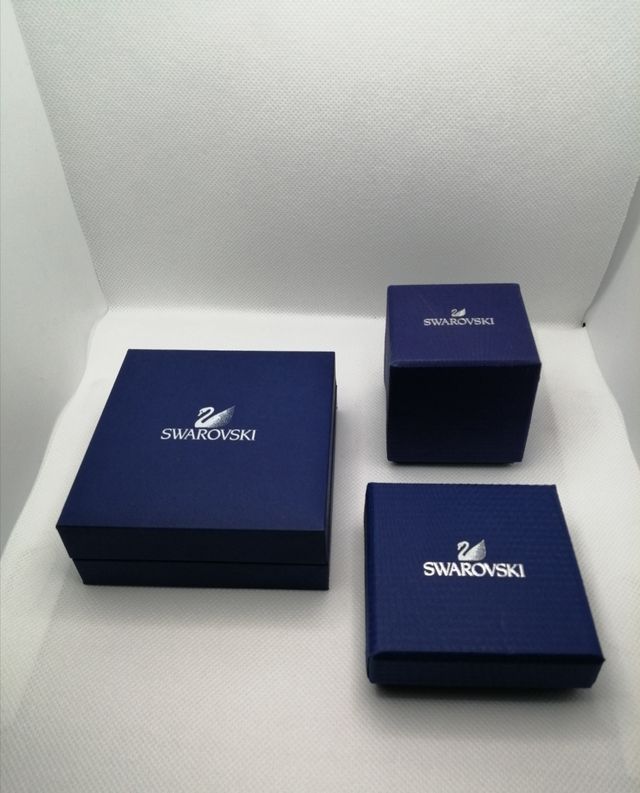 Lote 3 Cajas Swarovski Azul