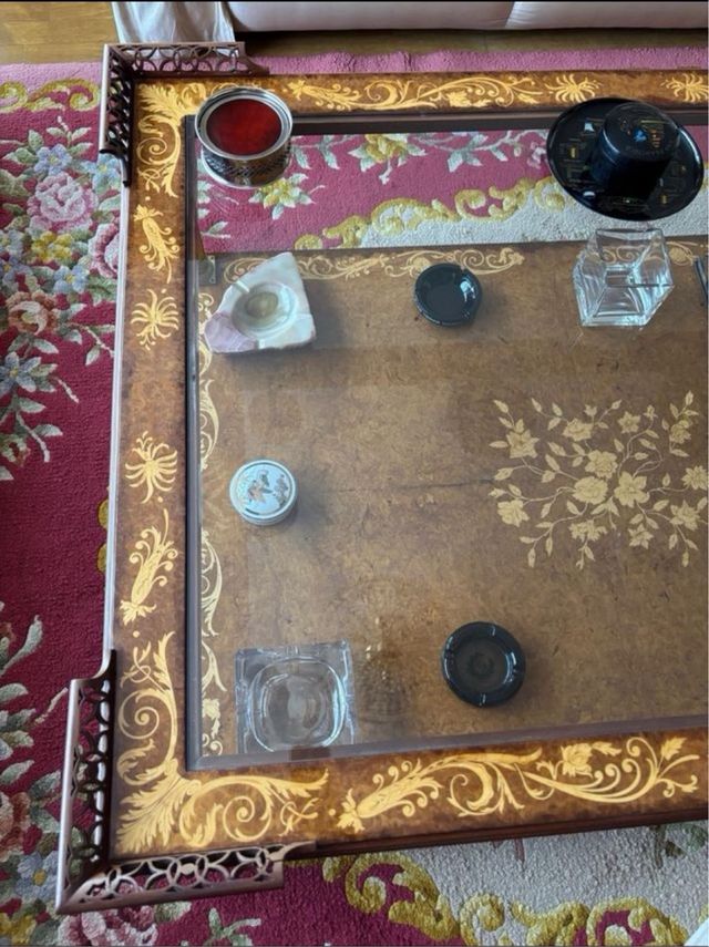 Mesa de centro estilo inglés