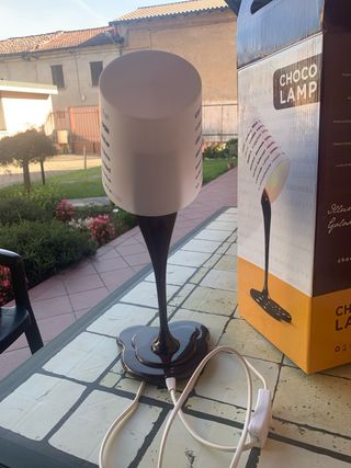 Lampada da tavolo effetto cioccolato