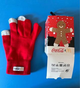Guantes Coca-Cola x McDonald's Rojos