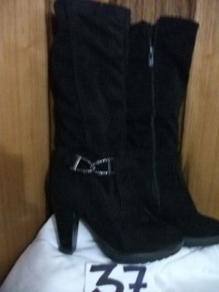 Sandalias de tacón negras talla 37 y otros zapatos