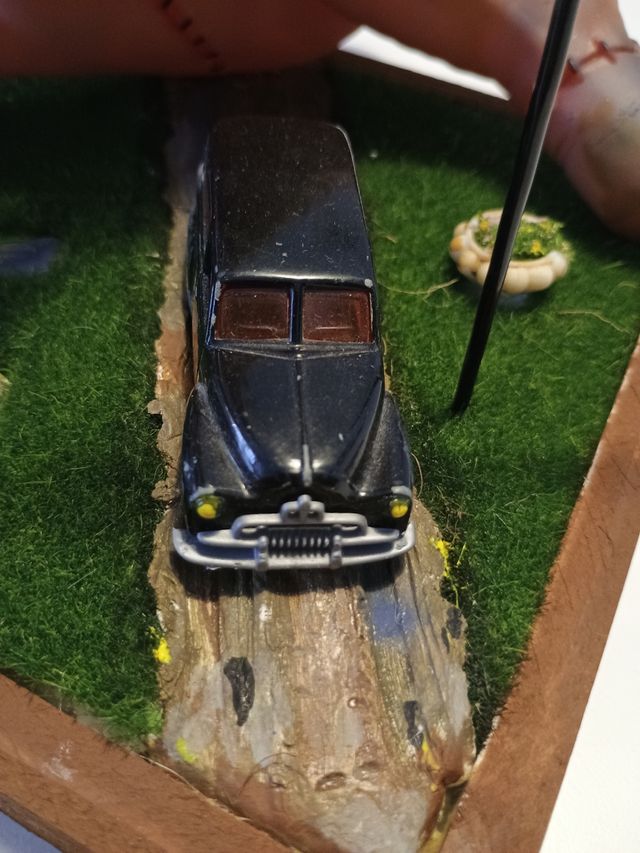 Diorama Horror Mano Adams Carro Funebre