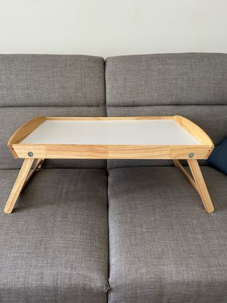 Vassoio da letto in legno