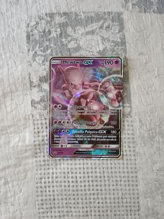 Carta Grande Pokémon Mewtwo GX (Jumbo)