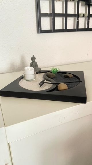 Jardín Zen Atmosphera Negro Piedra