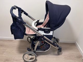 Carro de bebé Bebecar Capazo, silla y Maxi cosi.