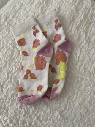 Calcetines Vans Rosas y Blancos