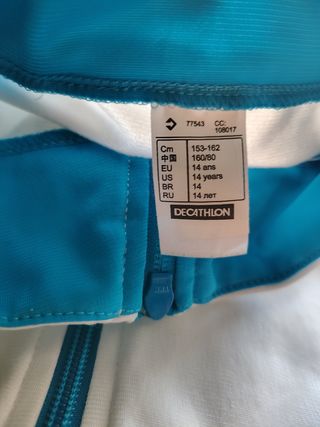 Chándal juvenil Domios azul y blanco
