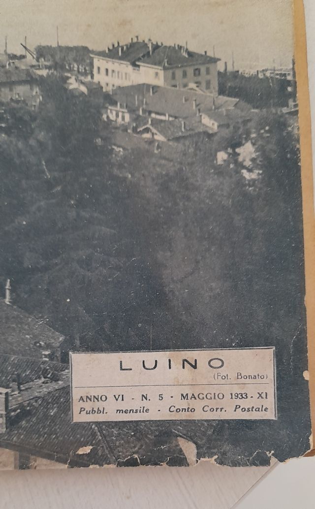 Rivista la provincia di Varese n.5 Maggio 1933