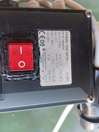 Bomba de agua para piscina