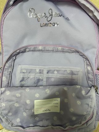 Mochila Pepe Jeans Rosa y Morado
