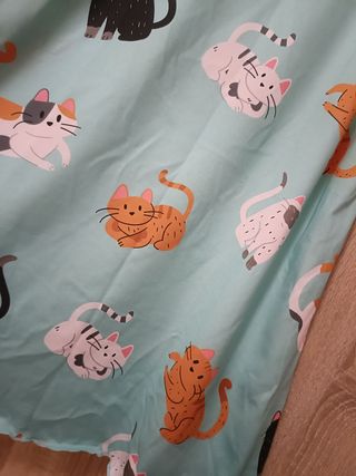 Camisón pijama de tirantes estampado gatito gato