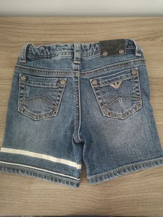 Pantalón corto vaquero Armani niño 12m