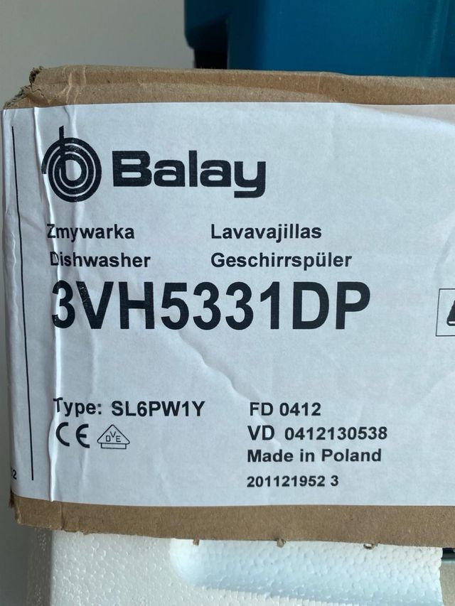 Lavavajillas Balay 3VH5331DP
