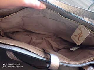 Borsa a spalla color oro