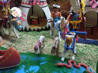 POBLADO INDIO PLAYMOBIL