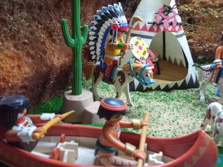 POBLADO INDIO PLAYMOBIL