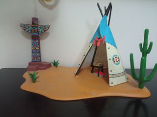 POBLADO INDIO PLAYMOBIL