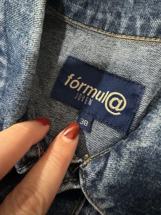 Chaqueta Vaquera Fórmula Joven Talla 38