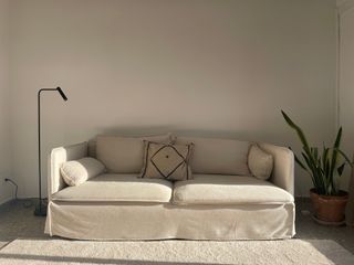 Lámpara de pie minimalista negra