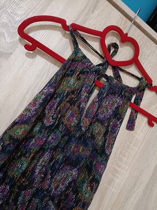 Vestido Verano Espalda Descubierta Graffiti