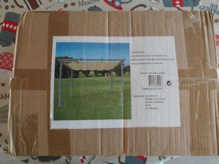 Toldo para pérgola 3,5x3,5m poliéster