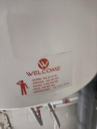 Termo eléctrico blanco