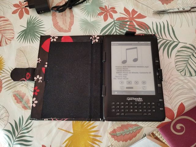 Cyberbook E-Touch Ebook Tinta Electrónica