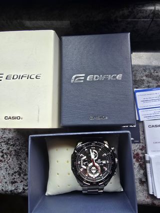 Casio Edifice WR 100M Reloj Cronógrafo no negociab
