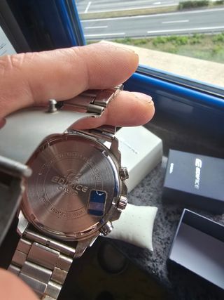 Casio Edifice WR 100M Reloj Cronógrafo no negociab