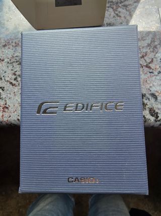 Casio Edifice WR 100M Reloj Cronógrafo no negociab