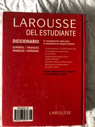 Diccionario Del Estudiante Esp/fr-fr/esp (Lengu...