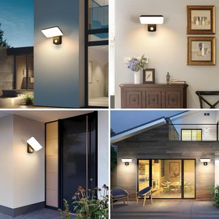 Lámpara LED de pared con sensor de movimiento