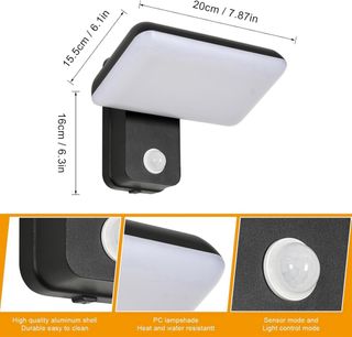 Lámpara LED de pared con sensor de movimiento