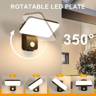 Lámpara LED de pared con sensor de movimiento