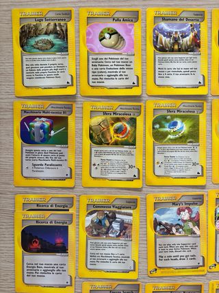 28 x carte addestramento trainer Pokemon