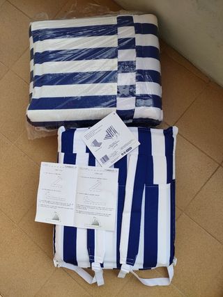 DOS ASIENTOS PLEGABLES SILLA TUMBONA FLAMINGUEO