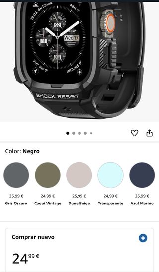 Protección Rugged Armor para Apple Watch Ultra 49m