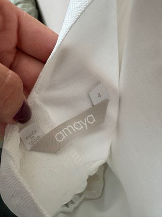 Vestido y capa ceremonia niña talla 4 años