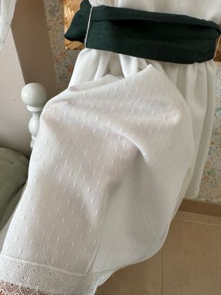 Vestido y capa ceremonia niña talla 4 años