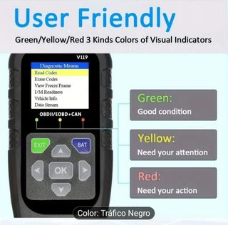 Máquina diagnosis coche V119 OBD2